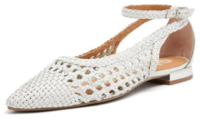 GIOSEPPO Women's Dell Ballet Flat, White, 6 UK