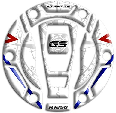 Tankdeckel-Schutz aus Harz, 3D, kompatibel mit BMW R 1250 GS Adventure 2021 GP-705 (Rallye)