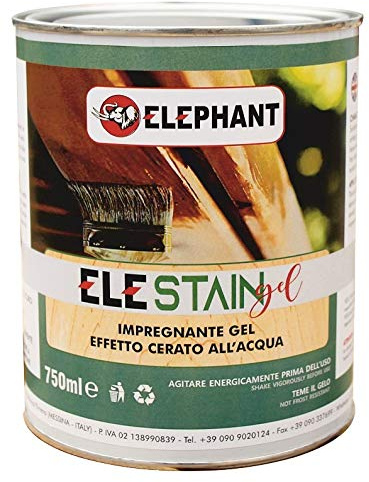 Gel Waxed Effect Water Gel ELE STAIN GEL 750 ml (Black)