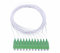 Elfcam® - Pigtail à Fibre Optique 12 Fibres Monomode Simplex SC/APC 9/125um OS2, Blanc