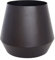 LaLe Living Blumentopf Timur aus Eisen Schwarz, Ø22 cm