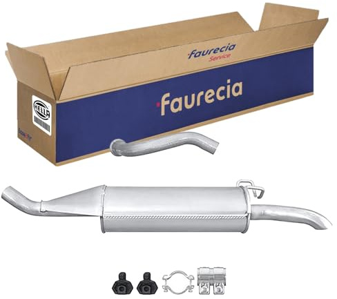 HELLA 8LD 366 034-011 Endschalldämpfer - Easy2Fit® Kit - hinten - zweiteilig - Set mit Anbauteilen - für u.a. RENAULT 19 II