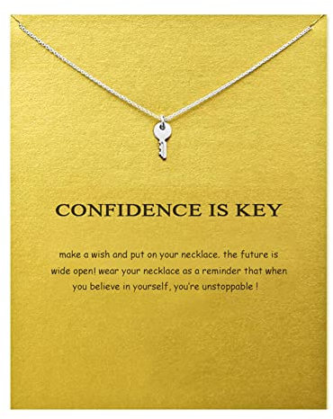 upeilxd Message Card Key Pendant Necklace Silver Friendship Sisters Sun Good Luck Crane Pendant Y Chain Necklace for Women and Girl Gift