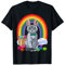 Russische blaue Katze Ostereier Hase T-Shirt