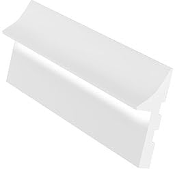 Vente-unique-Sockelleiste 3er-Set - 290 x 15 cm - Polystyrol - weiß - RADENO