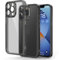 Honeyview Colored Clear Case for iPhone 13 Pro Max with Matte Border, Built-in Camera Lens Protector, Non-Yellowing, Shockproof, Armour Phone Cover for Apple iPhone 13 Pro Max 5G - Black