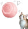 Peticularz® Katzenspielzeug Selbstbeschäftigung Elektrisch Powerball 2.0 für Katzen, Inteaktives Wloom Intelligenz Katzenball Magic Ball (Rosa mit Blütenblättern)