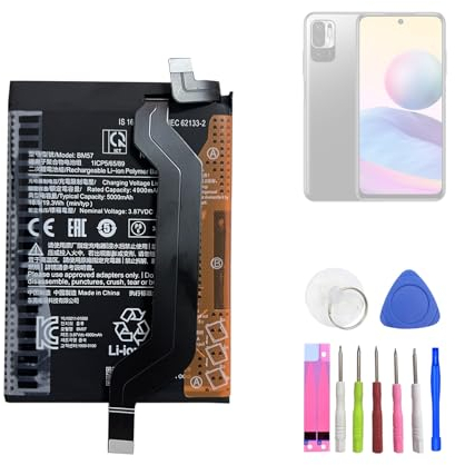 Highakku - Batería de repuesto BM57 compatible con Red-mi Note 10 Pro 5G M2104K10AC Poco X3 GT 5G con herramientas