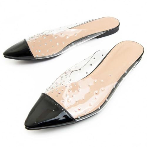 Montevita Clara3 89346 Ballerina für Damen, Schwarz , 38 EU