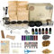 Candles Making Kit for Adult, DIY Scented Candles Gift Set, Candle Craft Supplies Full Starter Set with 800g Soy Wax, Fragrance Oil, Cotton Wicks, Candle Pigment, Wicks Sticker, Tins & More