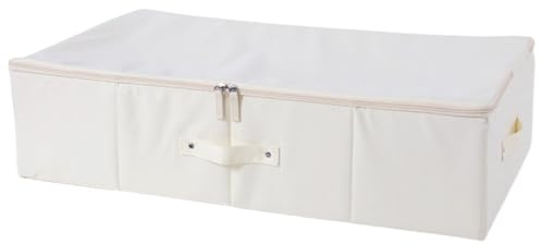 Jorzer Hochzeitskleid Aufbewahrungsbox Hochzeitskleid Konservierungsschachtel Unterbett Aufbewahrungsbox Reißverschluss Hochzeit Keedsake Box mit Griff für unter Bettschrank, 28x15.8x6.9