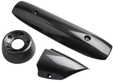 Niyade Scudo Termico Scarico per TMAX500 per TMAX 500 2008-2011 Copertura Marmitta Moto Protezione Calore Tubo di Scarico