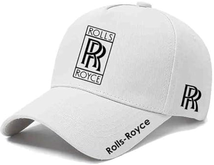 Auto Baseballcap für Rolls-Royce, Einstellbare Outdoor Running Sport Kappe Autofans Hüte Unisex,A