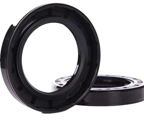 MEYINGOU TC Öl-Wellendichtring Skelett-Öldichtringe, 2 Stück TC Nitril NBR Skelettwellendichtung Gummidichtung Ölring, 17 mm Innendurchmesser Gummiöldichtung Dichtungslippe(17x35x7)