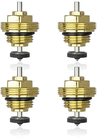 M30 x 1.5 Ventileinsatz Fussbodenheizung: 4 Stück Fußbodenheizungskrümmer Zubehör für UFH Stellantrieb