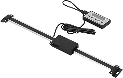 Hztyyier LCD Digital Linear Cala für Turn -up -Benutzermaschinen, Aluminiumlegierung mit Einer Starken Magnetkraft für Workshop Anwendungen (0-300MM)