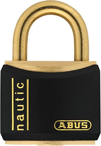 Abus T84MB/30 NEGRO B - Candado Nautic de latón 30mm negro blister