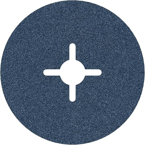 Bosch PRO R574 Fiberscheibe, 125 mm, G120 | für Stahl, Stahl, Körnung 120, Professional Zubehör Kleiner Winkelschleifer