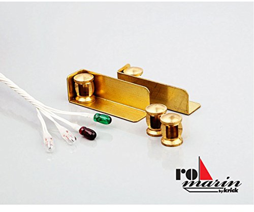 Best Price Square Positionslampensatz für Auto, LKW, Van, Bus - LED, Polykarbonat, Gold, Clear