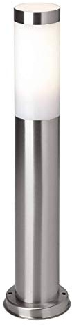 Brilliant JLE5139653 Lampe, Metall, Grau, 12 x 7,5 cm, Metallisch, Silber, Weiß