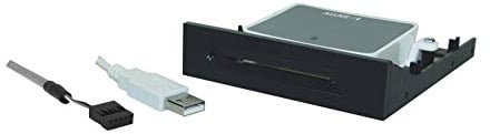 SCR33327 R schwarz - SCM USB 3,5'' SmartCard Reader/Kartenleser 3.5 Zoll