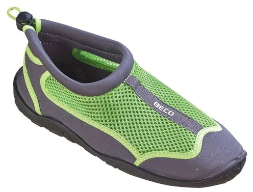 Beco Unisex Aqua Surfschuhe Stand Up Paddling Shoes, Multicoloured (Grau/Grün), 41