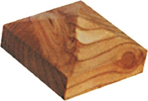 Gartenwelt Riegelsberger 5 Stück Premium Pfostenkappe aus Lärchenholz Pyramide 140x140 mm für Pfosten bis 12x12 cm Kappe Pfostenabdeckung Pfostenkappen Made in Germany