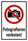 Melis-Folienwerkstatt Schild - Fotografieren verboten - 30x20cm - Bohrlöcher - 3mm Aluverbund – S00355-033-A 20 VAR