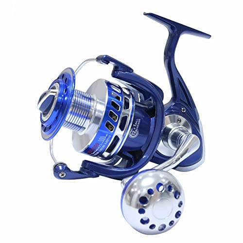 HiUmi 30 kg Power Drag Saltiga Spinnreels Heavy Duty Sea Fishing Boat Fishing Jigging Reel 4000 5000 6000 7000 8000 9000