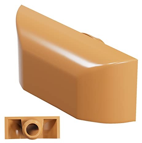 VOOXA 25 Stück Fenster Wasserschlitzkappen Braun RAL8003 für 10mm Bohrungen