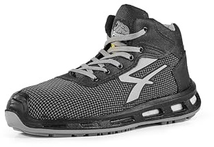 U Power Stego Redlion Safety Shoe Black