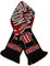 Southampton FC | Soccer Fan Scarf | Premium Acrylic Knit, Black and Red, Large
