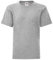 Fruit of the Loom Kids Iconic T-Shirt Größe 104-164 (1er/5er Pack), Farbe:Graumeliert, Größe:128