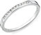 MIORE Ring Damen Ewigkeitsring Weißgold 9 Karat / 375 Gold Diamant Brillianten 0.10 ct