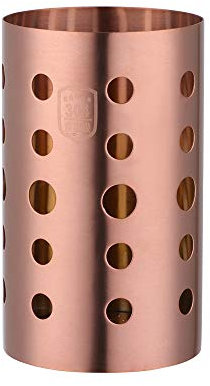 Meisha Support à ustensiles de cuisine, en acier inoxydable, de forme ronde rose gold