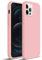 ZUSLAB Compatibile con Apple iPhone 12/ iPhone 12 Pro(6,1) Custodia Silicone Nano ， Cover Sottile in Gomma Gel Morbida - Rosa