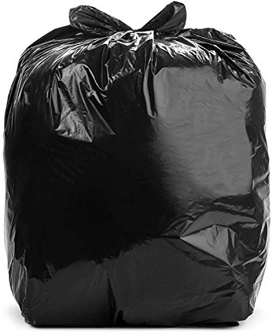 Aluf Plastics Slim Jim Müllbeutel, robust, 73,7 x 111,8 cm, Schwarz, 200 Stück, für Bau, Industrie, Outdoor und Gewerbe
