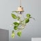 LEDKIA LIGHTING - Suspension Bois et Verre Kathu | Design Élégant | Ampoule E27 220-240V AC Non Incluse | Câble Réglable | Pour Intérieur Maison ou Bureau, Naturel, Bois