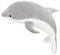 JAWSEU Delphin Kuscheltiere 50cm, gefülltes Meerestier, Simulationsdelphin Plüschtiere für Kinder Sofamöbel Dekoration Plüsch Delfin Cuddlekins Kuscheltier, Grau