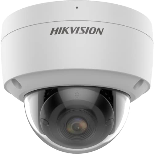 Hikvision DS-2CD2147G2(4mm)(C) Dome Überwachungskamera mit 4 Megapixel, ColorVu Kamera mit Farbiger Bildgebund bei Nacht durch Weißlicht
