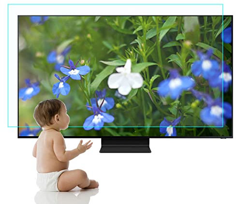 TV Screen Protector Filter Out Blue Light - Frosted Anti Glare/Anti Scratch Film for Samsung 85-Inch Class Crystal UHD AU8000 Series