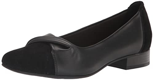 Clarks Women's Tilmont Dalia Ballet Flat, Black Combi, 6 UK