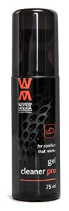 WorkerWalker Schuhputzmittel für Schuhe und Stiefel, Reinigungsgel für Arbeitsschuhe und Stiefel, Geeignet für Leder, Veloursleder, Nubuk, Stoff, Leinen, Gel Cleaner Pro (75 ml - Transparent)