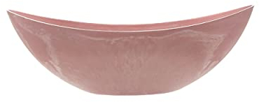 Knüllermarkt 33740-002 I Moderne Schiffchen Schale I Altrosa Bloggerstyle Hochzeit Gestecke Gesteck Blumen Tischdeko Schrank ca. 33 cm