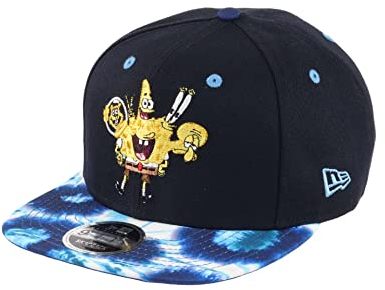 New Era Spongebob Squarepants Spongebob Navy 9Fifty Original Fit Snapback Cap - One-Size