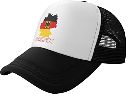 452 Damen Herren Basecap Deutschland-Flagge Deutsche Länderkarte Angeln Hüte Verstellbar Baseball Kappe Mütze Leicht Abwaschbar Snapback Kappe Für Laufen Reisen Draussen