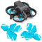 Master Airscrew 3-Blatt Upgrade Propeller kompatibel mit DJI Avata - Blau, 4 Stück