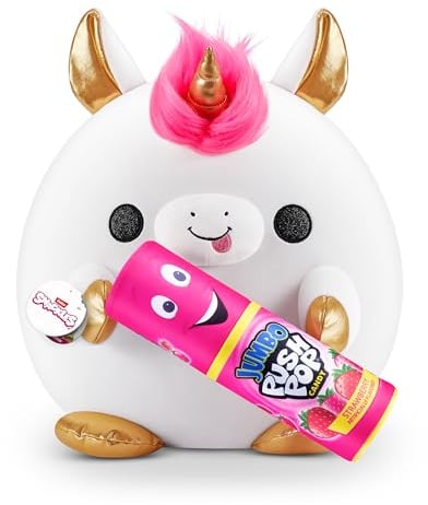 Snackles Super Sized 14 Zoll (Richard) von ZURU Cuddly Squishy Comfort 14 Zoll Plüsch mit Lizenz Snack Brand Accessoire, Muttertagsgeschenk