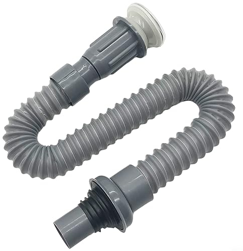 für Flexibler Ablaufschlauch, geruchsneutral, universeller einzelner Ablaufschlauch für Waschbecken, Geruchsverschluss individuell einstellbar