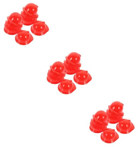 Gadpiparty 60 Stück Mini-Sicherheitshelme – Kleine Bauhelme für Tiere, Puppen & Deko – Ideal für Partys, Kuchen-Topper und DIY-Projekte (2-3 cm)